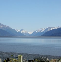 View across Turnagain Arm.