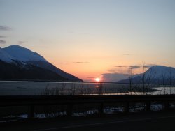 Sunset from Girdwood.