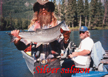 Gary & Denney With Silver Salmon