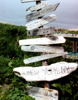 Signposts to everywhere!  Which way did he go George, which way did he go??